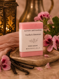Savon Artisanal Vanille & Géranium